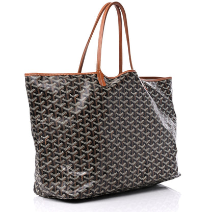 Goyard Goyardine Saint Louis GM Black Gold 4 of 10