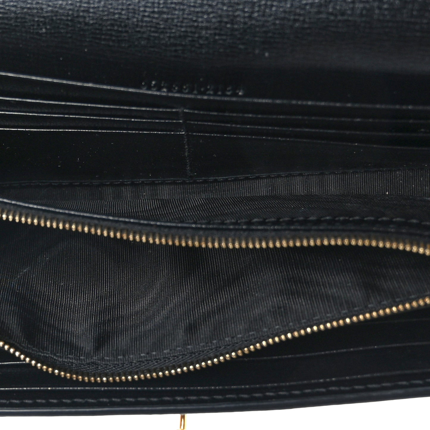 Azalea Calfskin GG Monogram Bi-Color Debossed Jackie 1961 Chain Wallet Mystic White Black