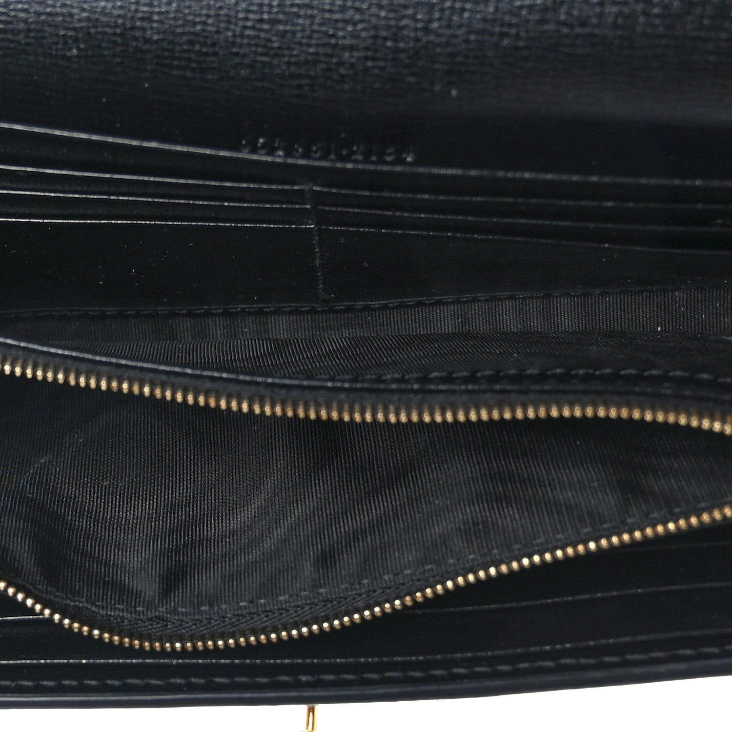 Gucci Azalea Calfskin GG Monogram Bi-Color Debossed Jackie 1961 Chain Wallet Mystic White Black 5 of 9