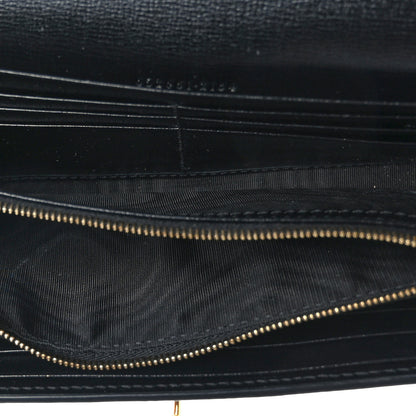 Gucci Azalea Calfskin GG Monogram Bi-Color Debossed Jackie 1961 Chain Wallet Mystic White Black 5 of 9