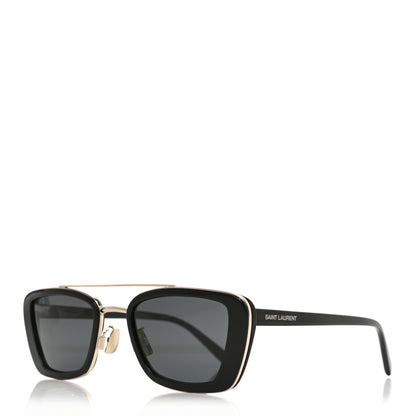 Saint Laurent Acetate Blaze Sunglasses SL 825 Black 1 of 8