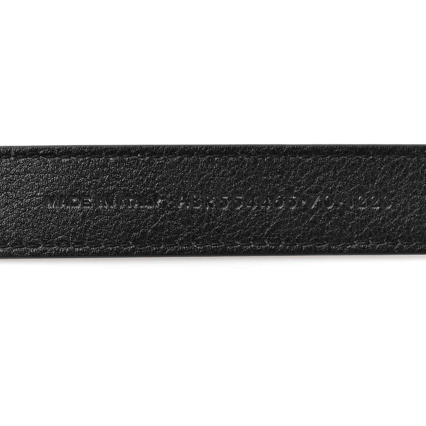 Grained Calfskin Monogram Cassandre Square Buckle Belt 70 28 Black 70/28 Black