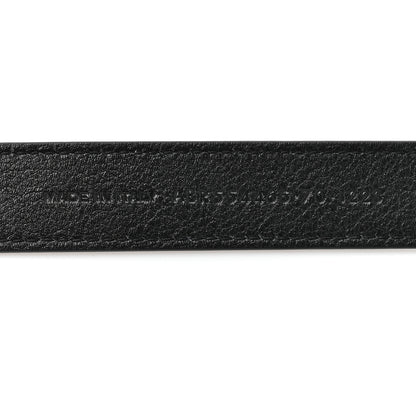 Gucci Grained Calfskin Monogram Cassandre Square Buckle Belt 70 28 Black 70/28 Black 3 of 4
