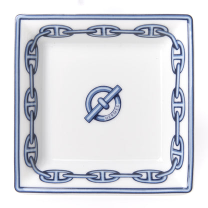 Hermes Printed Porcelain Chaine D'Ancre Tray 3 of 4
