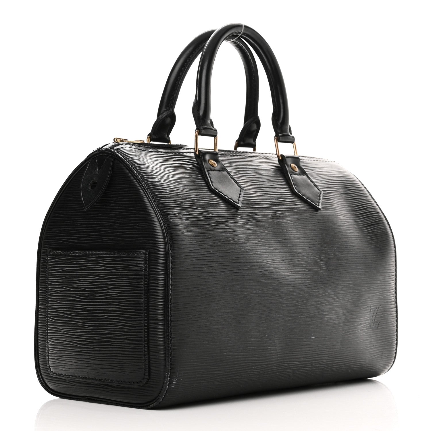 Louis Vuitton Epi Speedy 25 Black 3 of 12