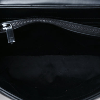 Saint Laurent Calfskin Y Quilted Monogram Monochrome Medium Loulou Chain Satchel Black 5 of 10