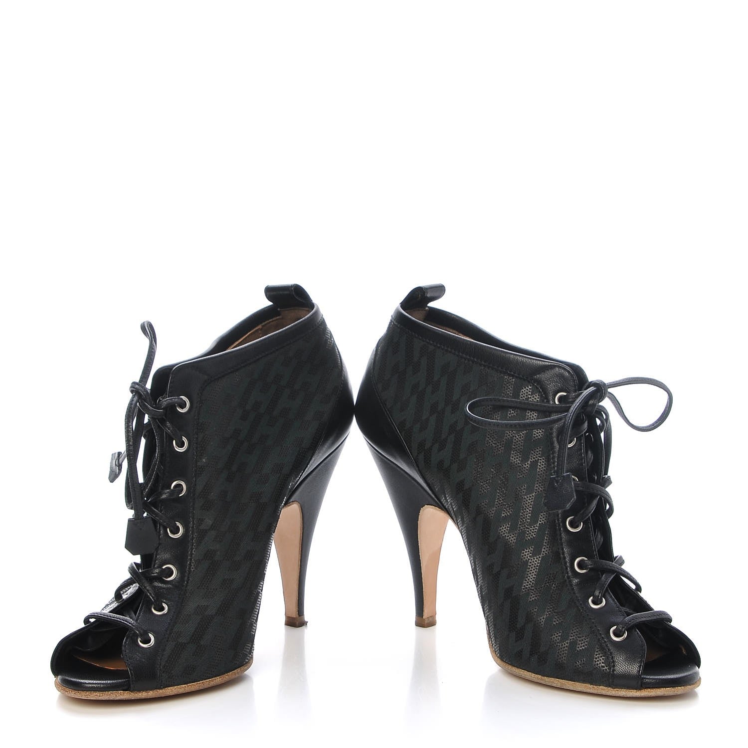 Hermes Nappa Perfore Grenade Pumps 36.5 Black 6 of 18