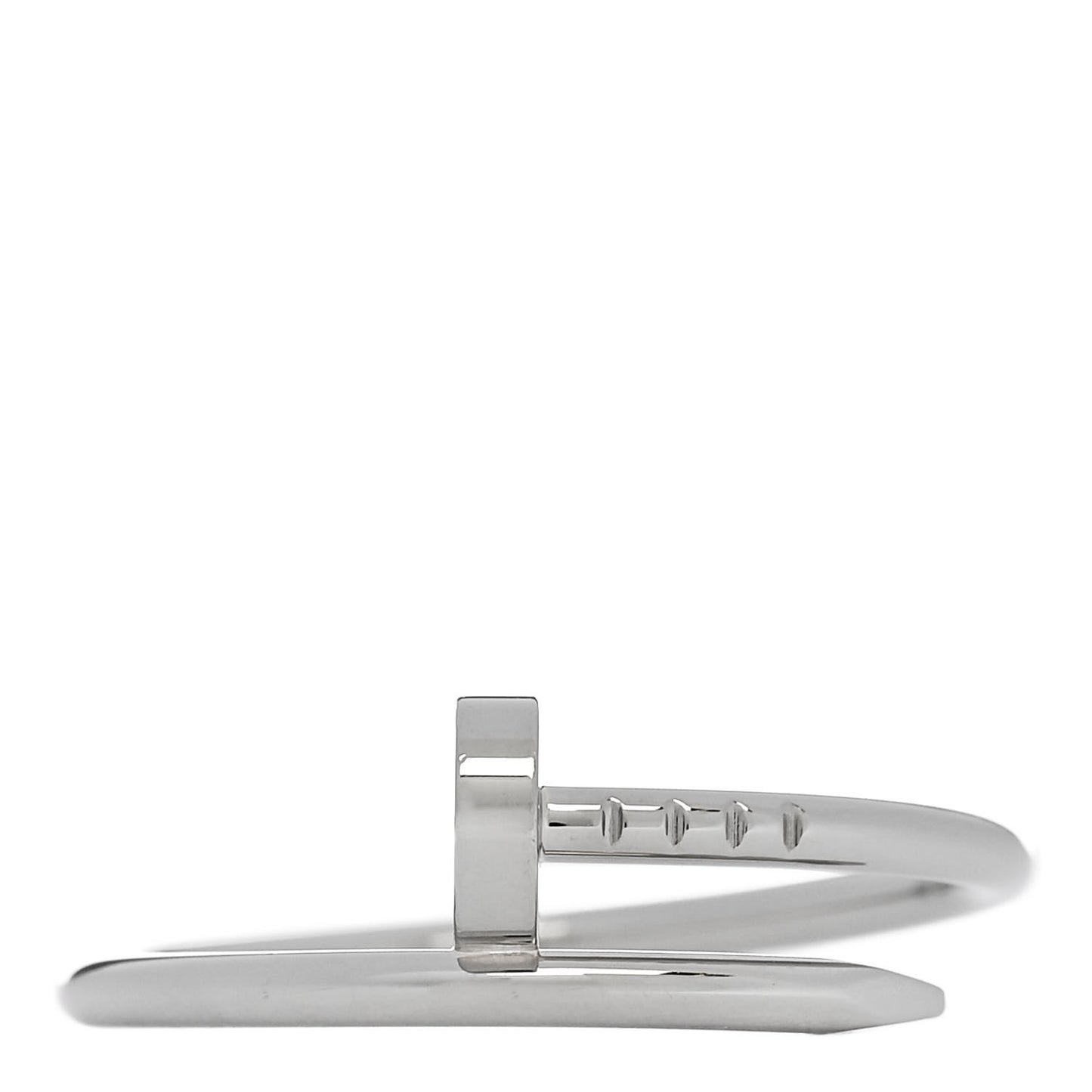 18K White Gold Small Juste Un Clou Ring 60 9
