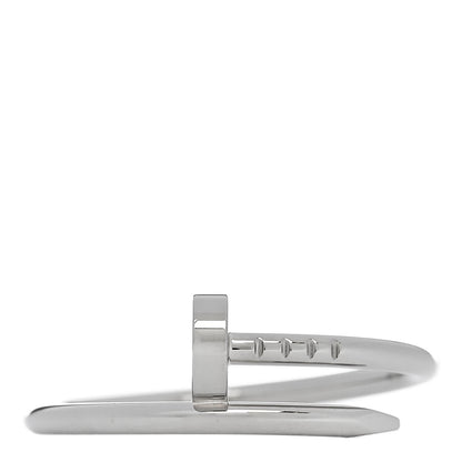 Cartier 18K White Gold Small Juste Un Clou Ring 60 9 1 of 6