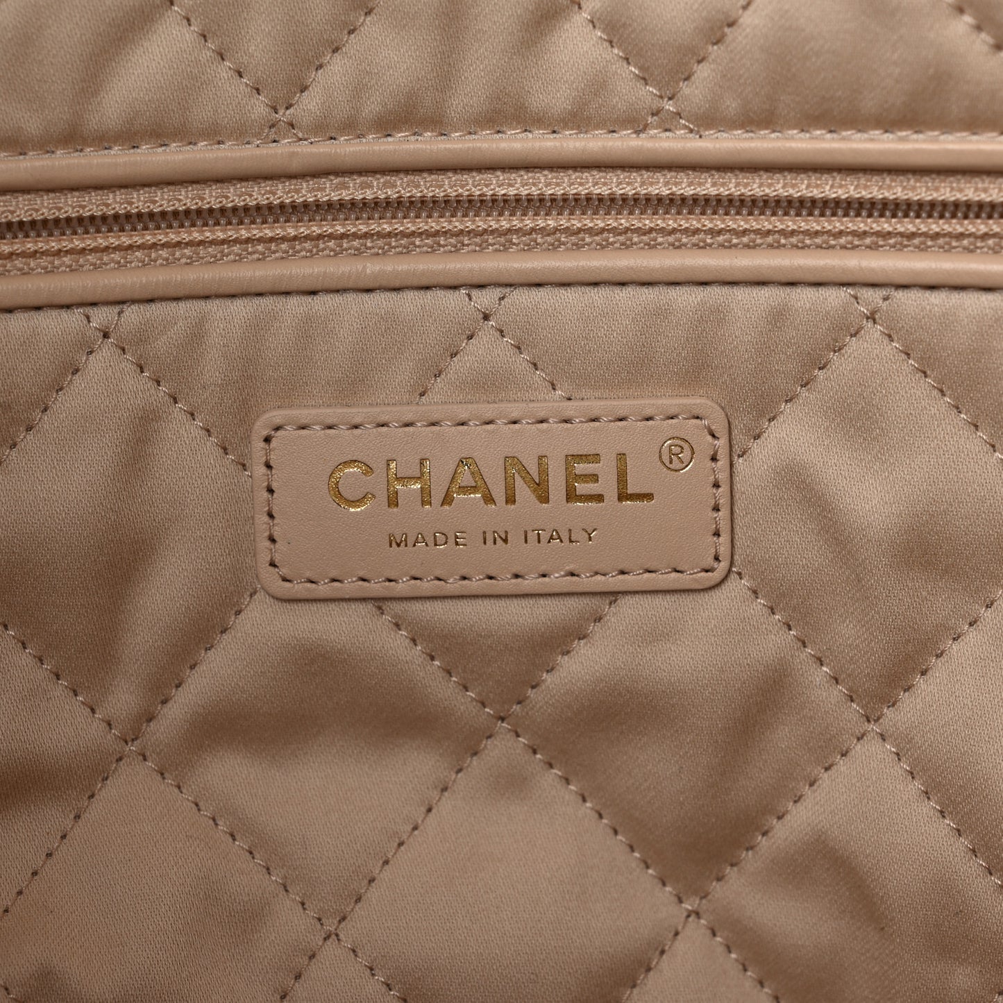 Calfskin Quilted Small Chanel 22 White