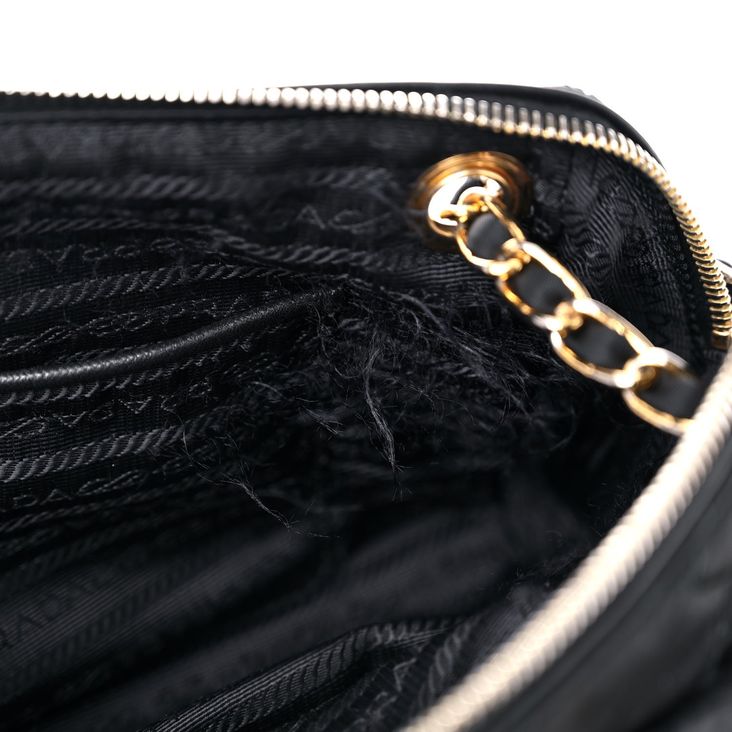 Prada Nylon Tessuto Impuntu Quilted Flap Black 16 of 18