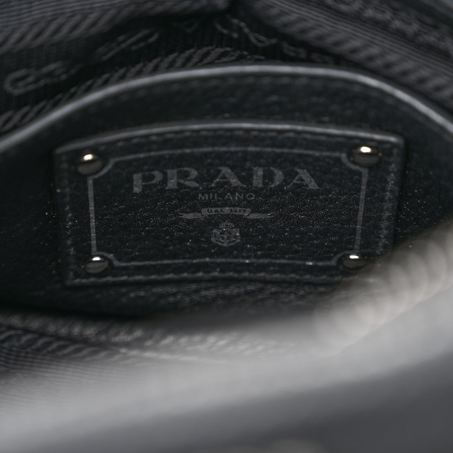 Prada Vitello Daino Shopping Satchel Black 6 of 10