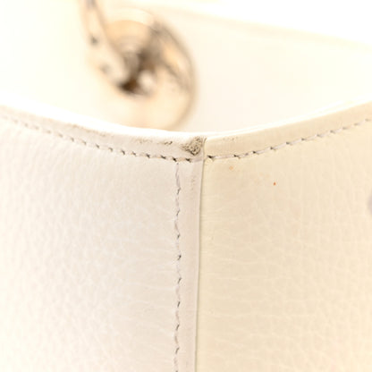 Christian Dior Deerskin Floral Printed Large Lady Dior White 18 of 19