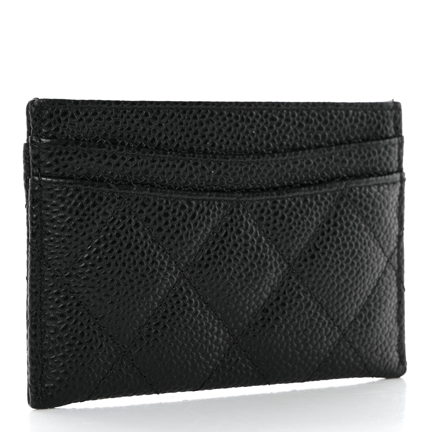 Chanel Caviar Quilted Card Holder Black 3 of 9