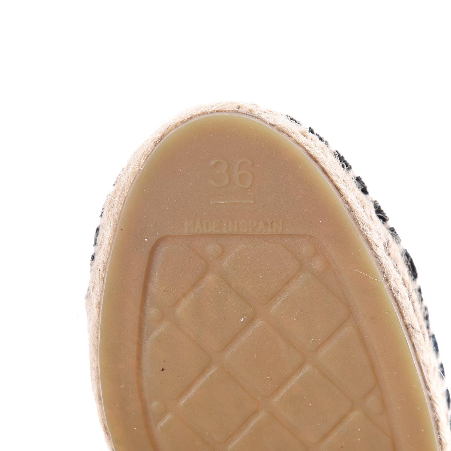 Chanel Velvet CC Espadrilles 36 Dark Navy 7 of 8