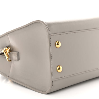 Saint Laurent Calfskin Monogram Baby Cabas Fog 9 of 12