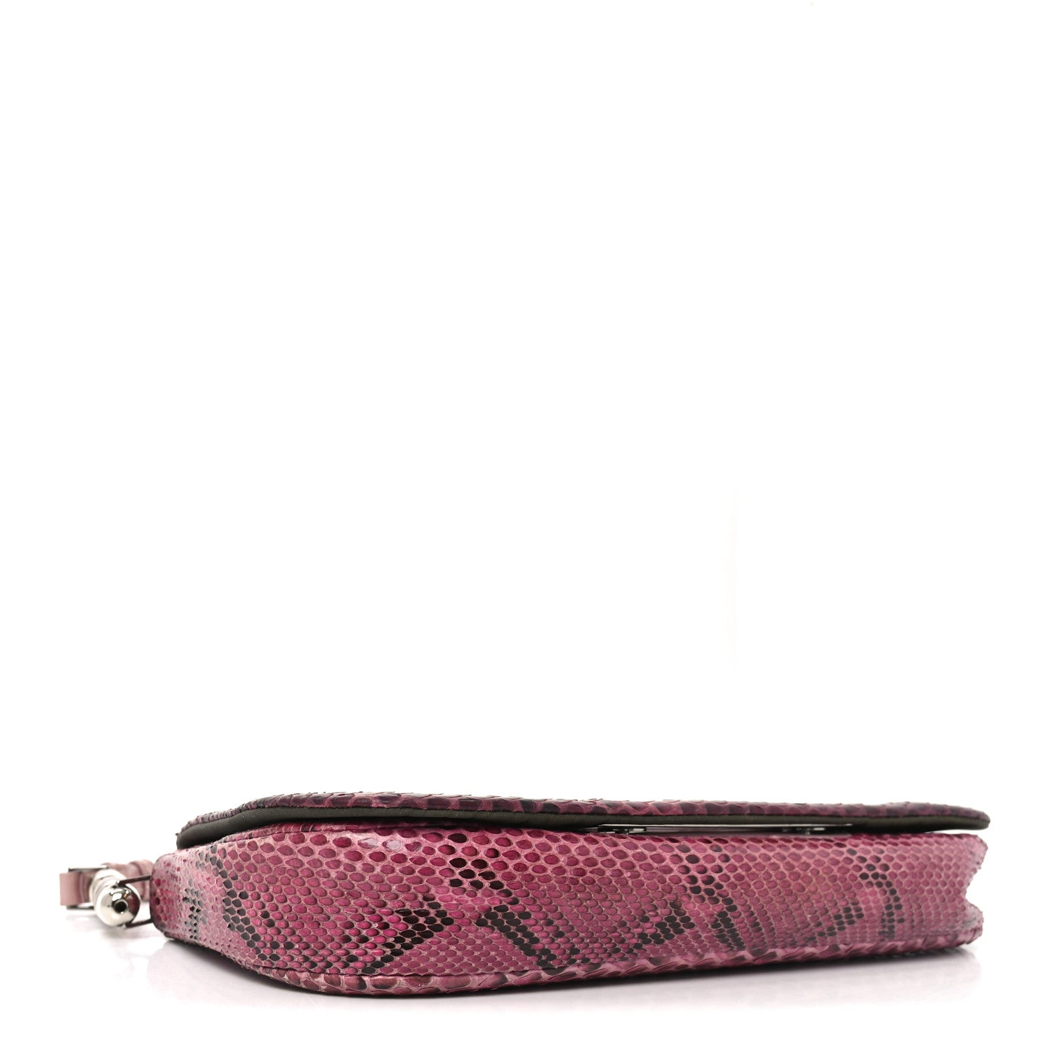 Christian Dior Snakeskin Malice Shoulder Bag Pink 4 of 12