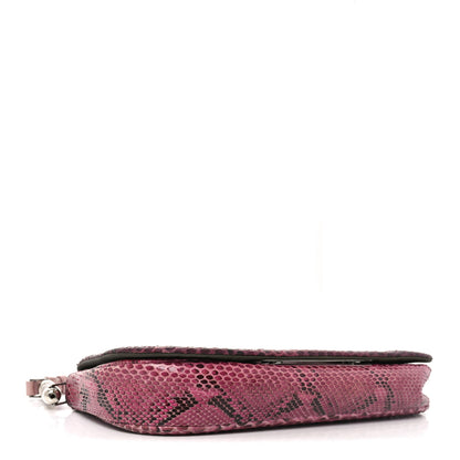 Christian Dior Snakeskin Malice Shoulder Bag Pink 4 of 12