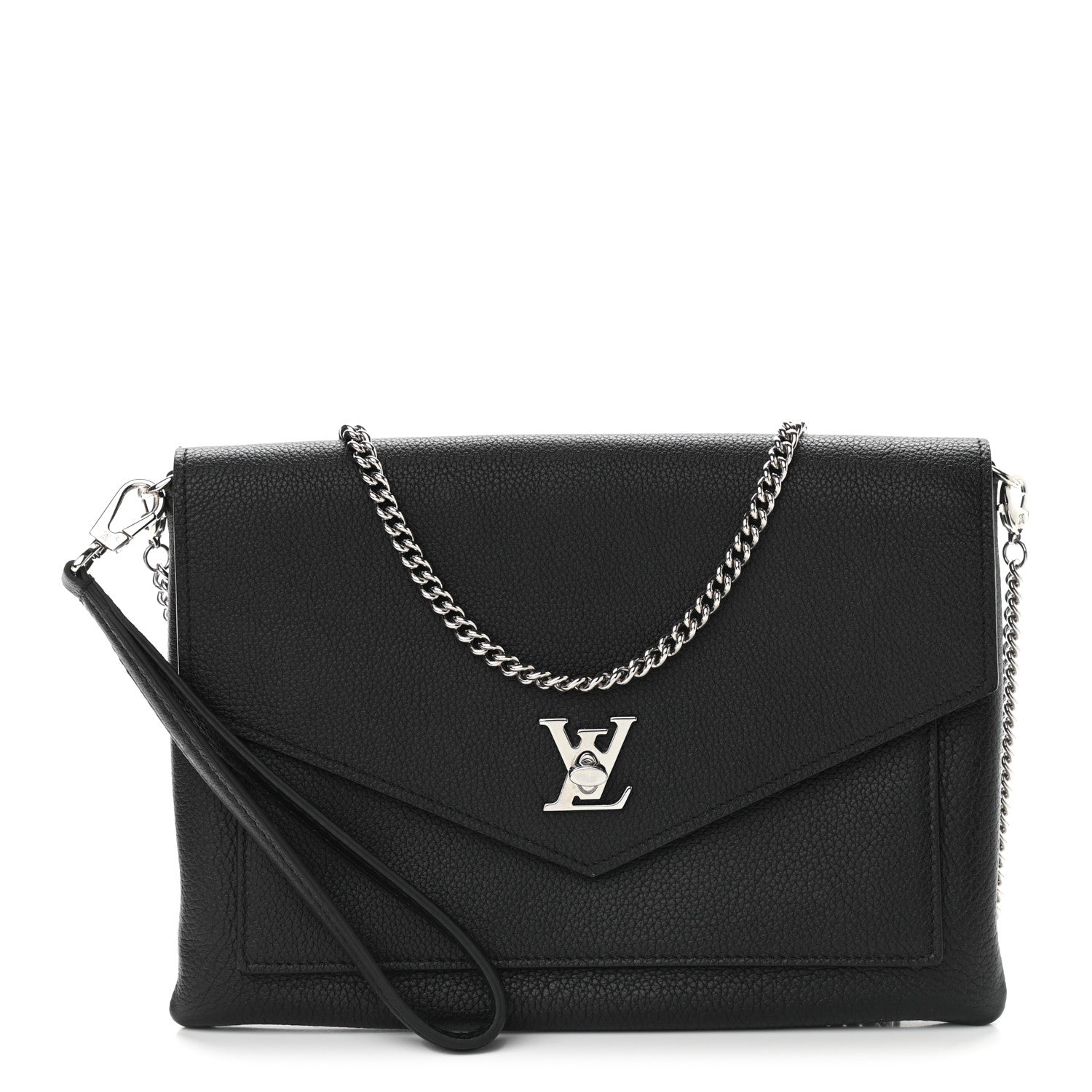 Louis Vuitton Soft Calfskin My Lockme Pochette Black 1 of 8