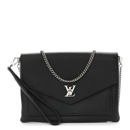Louis Vuitton Soft Calfskin My Lockme Pochette Black 1 of 8