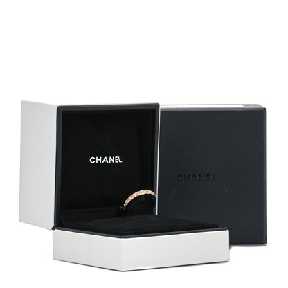 Chanel 18K Beige Gold Diamond Mini Coco Crush Ring 57 8 5 of 5