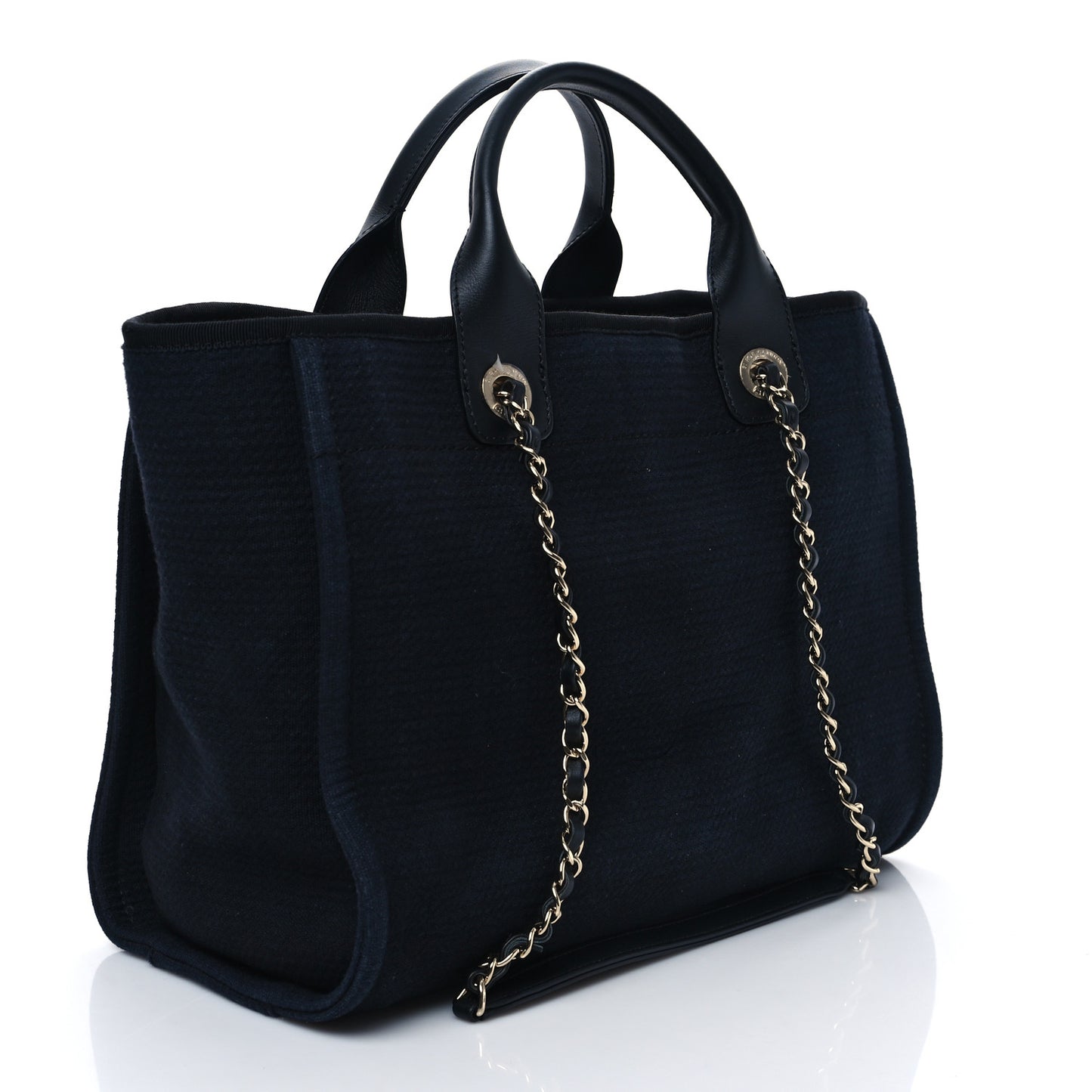 Mixed Fibers Medium Deauville Tote Black