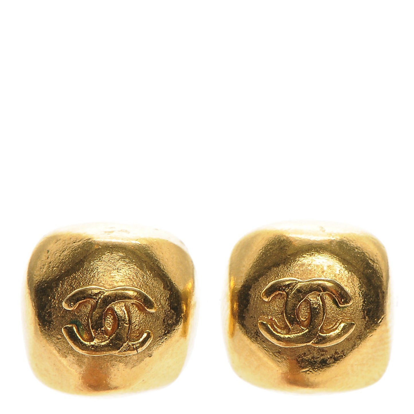 CC Square Earrings Gold