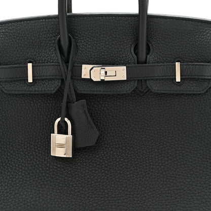 Hermes Togo Birkin 25 Black 8 of 11