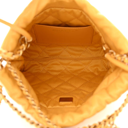 Chanel Shiny Calfskin Quilted Mini Chanel 22 Yellow 5 of 10