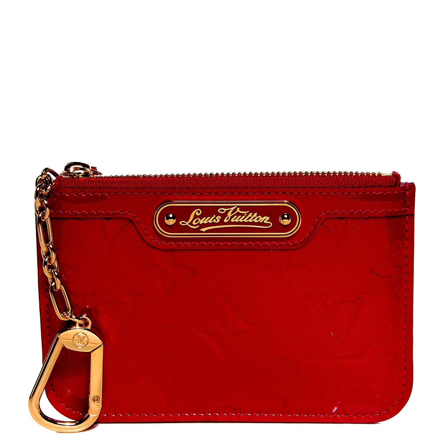 Louis Vuitton Vernis Key Pouch Pomme D'Amour 1 of 7