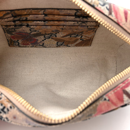 Gucci GG Supreme Monogram Water Flora Web Mini Ophidia Shoulder Bag Beige White Multicolor 5 of 10