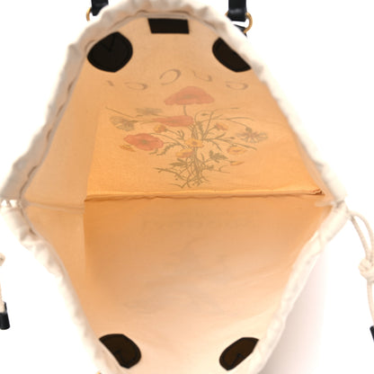 Gucci Canvas Chateau Marmont Drawstring Tote Beige 4 of 9