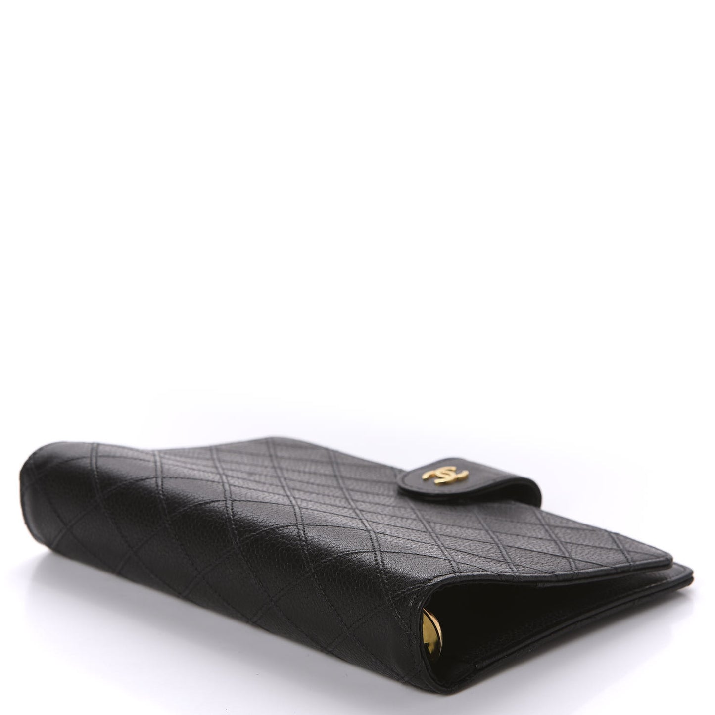 Caviar Stitched Agenda Cover Black