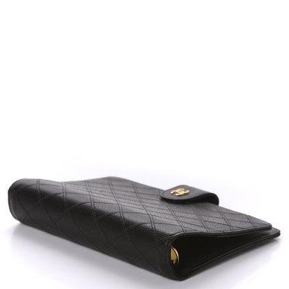 Chanel Caviar Stitched Agenda Cover Black 4 of 7