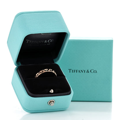 Tiffany 18K Rose Gold Narrow T True Ring 58 8.5 5 of 5