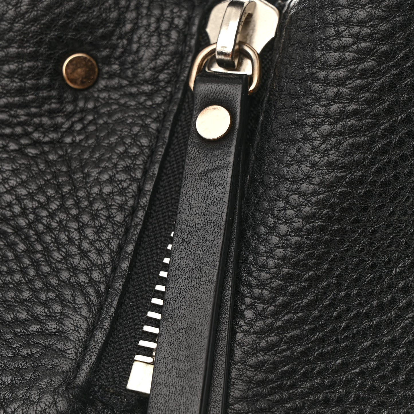 Grainy Calfskin House Check Small Maidstone Black