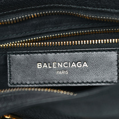Balenciaga Chevre Gold Metallic Edge Hardware S City Black 6 of 9