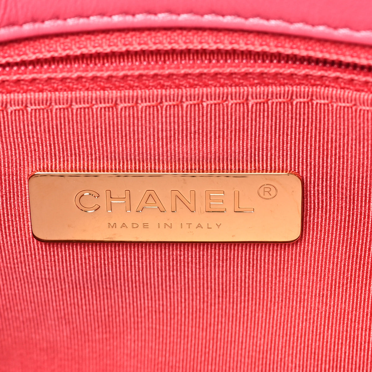 Chanel Goatskin Quilted Medium Chanel 19 Flap Pink 6 of 10