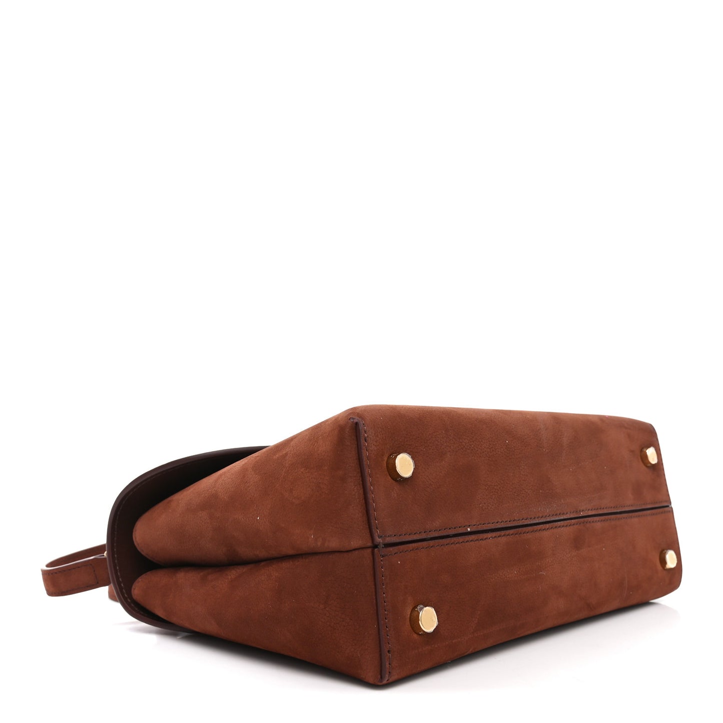 Grained Nubuck Calfskin Medium Nino Chestnut