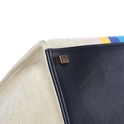 Celine Cotton Canvas Medium Phantom Luggage Multicolor 9 of 13