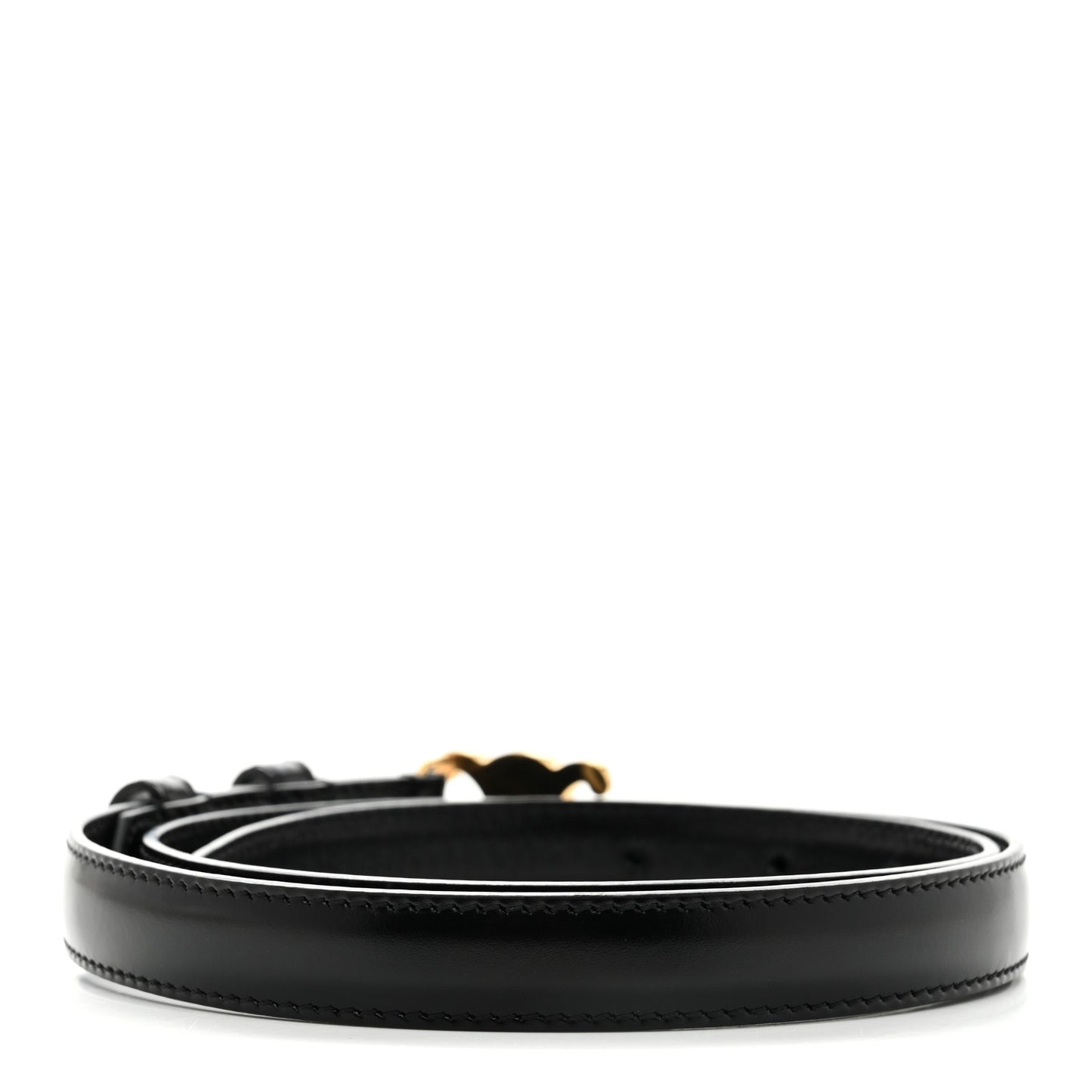 Box Calfskin Small 18mm Triomphe Belt 75 30 Black