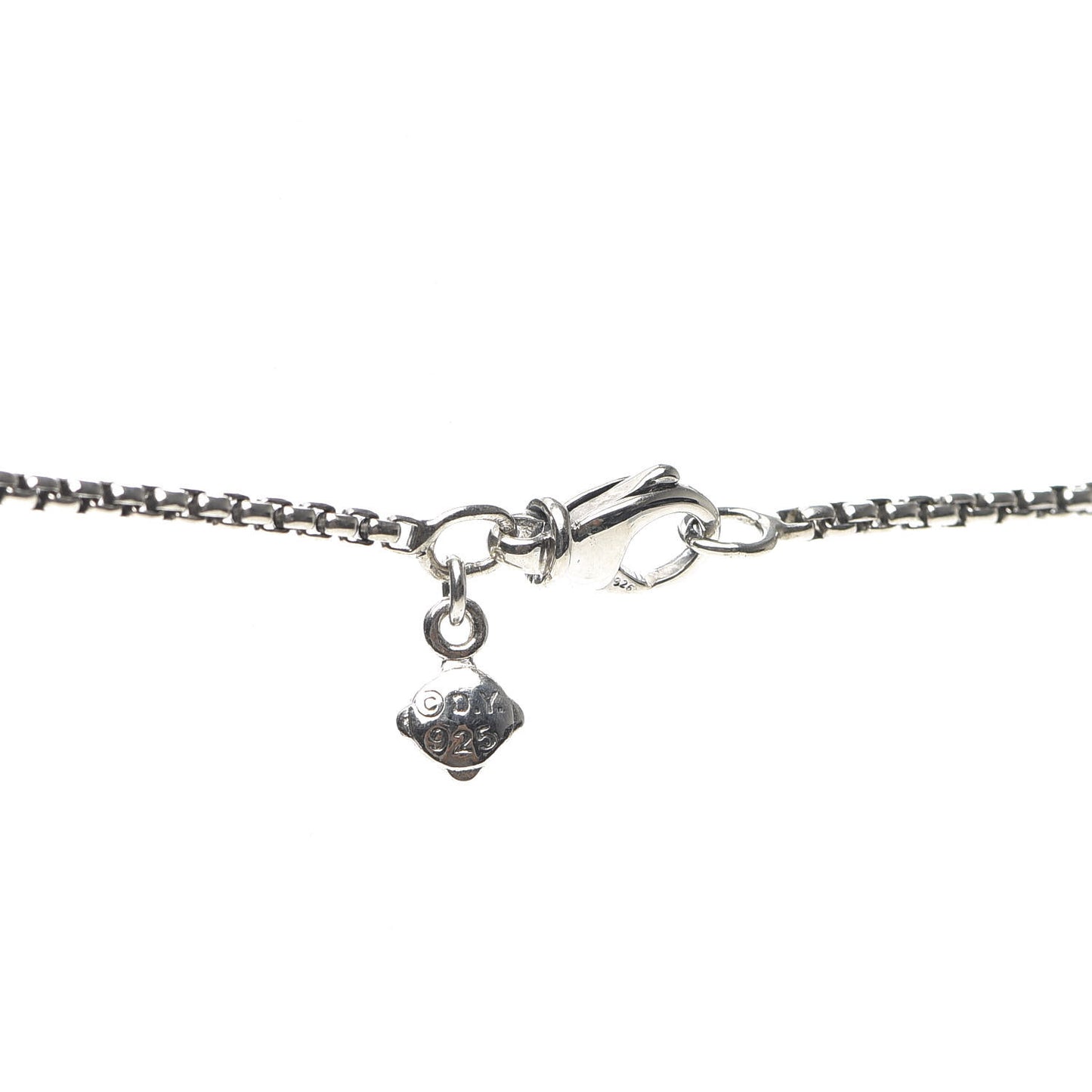 Sterling Silver Diamond Large Open Heart Cable Necklace