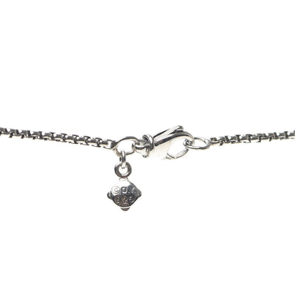 David Yurman Sterling Silver Diamond Large Open Heart Cable Necklace 6 of 6