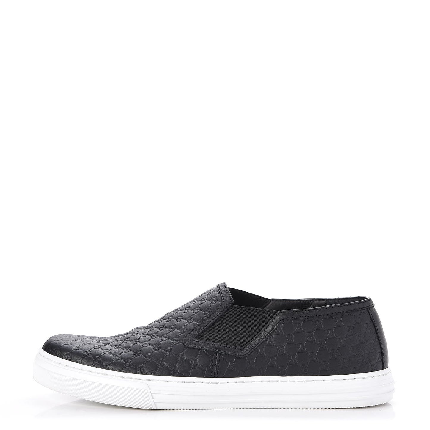 Microguccissima Mens Slip On Sneakers 8 Black