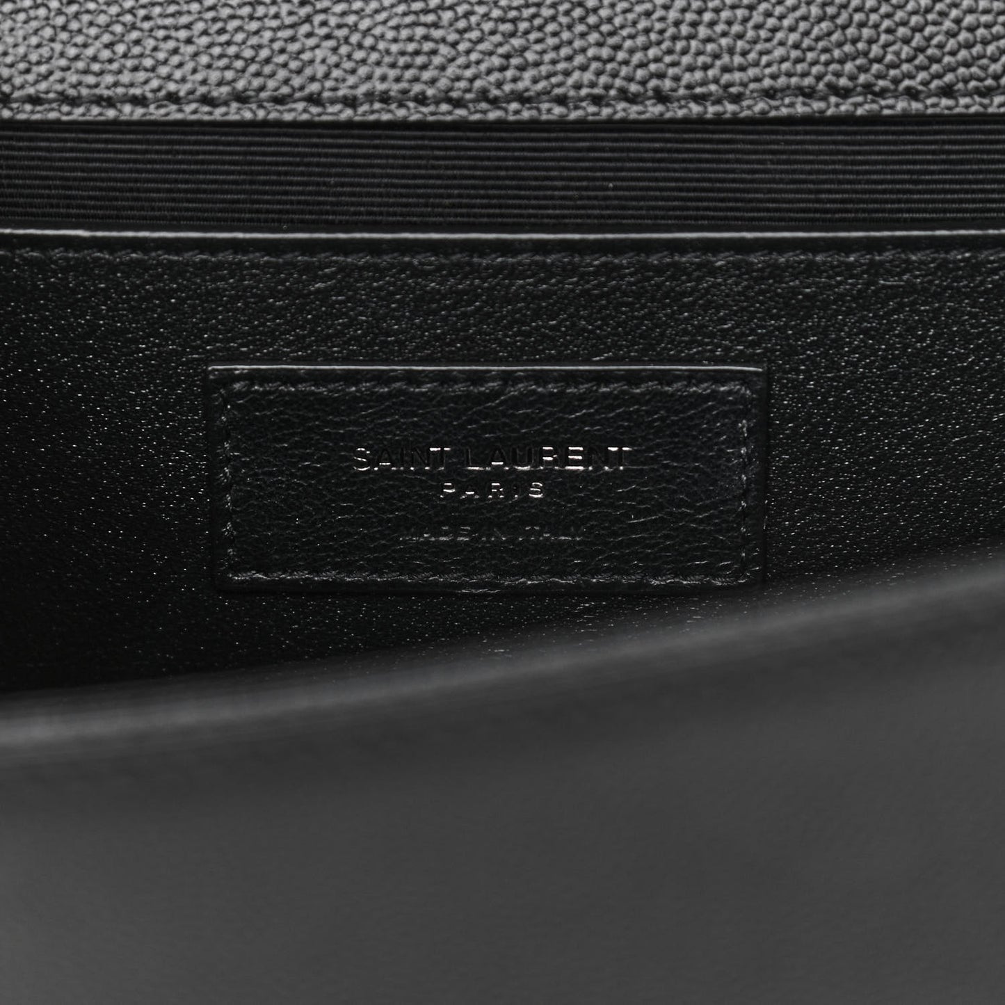 Grain De Poudre Medium Classic Monogram Kate Satchel Black