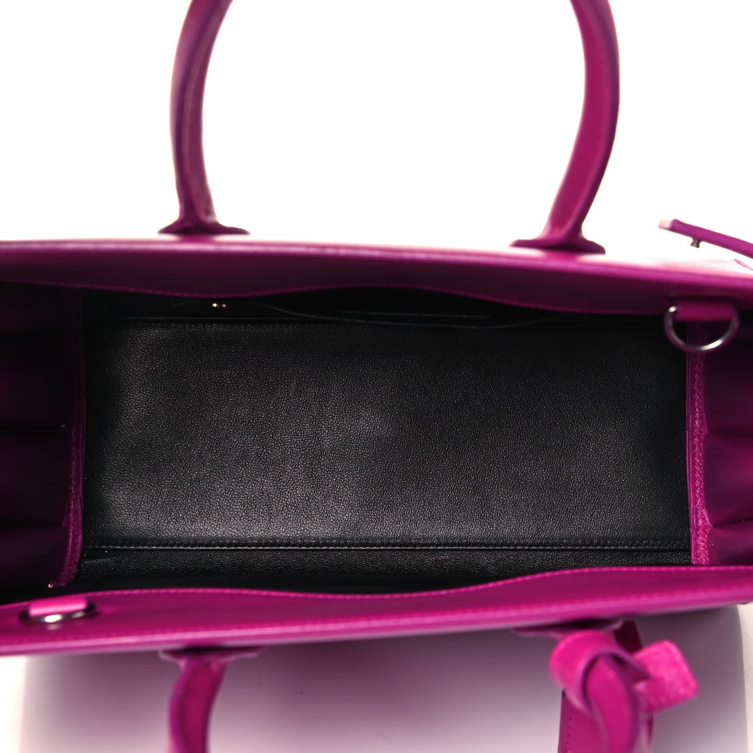 Saint Laurent Calfskin Baby Sac De Jour Fuchsia 5 of 9