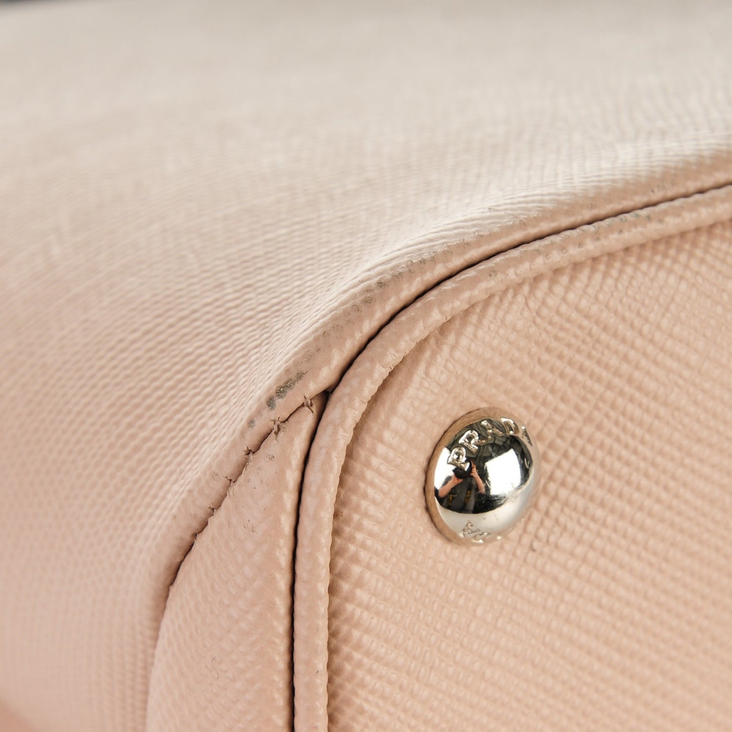 Saffiano Cuir Twin Tote Cammeo