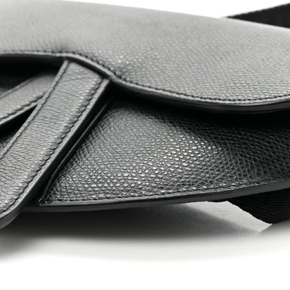 Christian Dior Calfskin Saddle Belt Bag Black 7 of 10