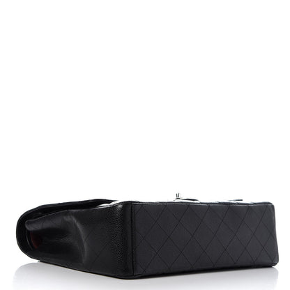 Chanel Caviar Quilted Maxi Double Flap Black 5 of 9