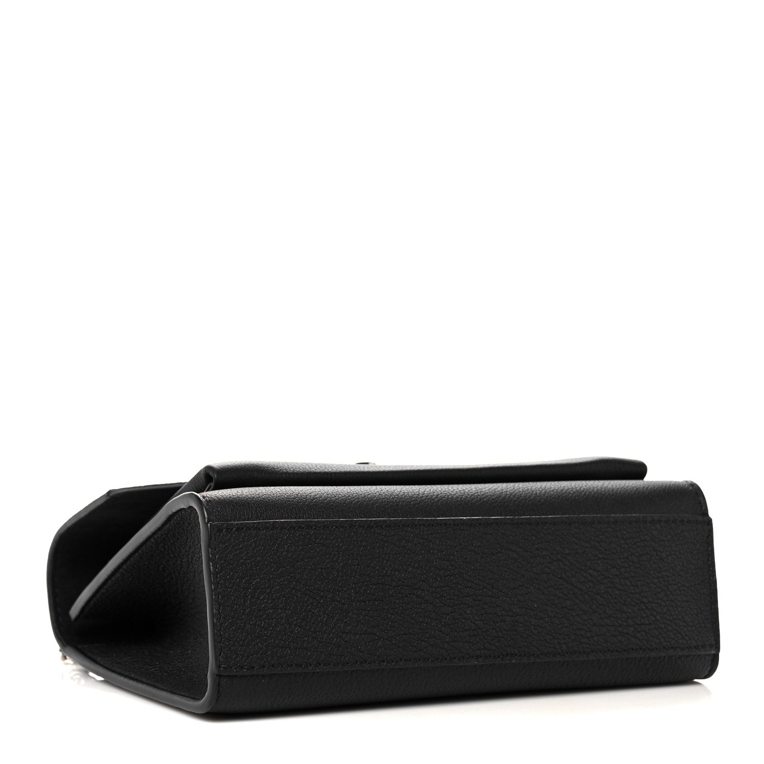 Louis Vuitton Soft Calfskin Mylockme Chain Bag BB Black 4 of 9